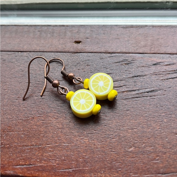 Lemon earrings - Picture 1 of 4